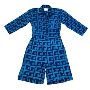 SIKA x Anthropologie Geometric Romper Size 6 Fits Like Size XS